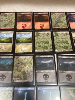 Lord of the Rings Magic the Gathering Lands NEW MInt lot of 41 - Image 3