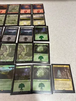 Lord of the Rings Magic the Gathering Lands NEW MInt lot of 41 - Image 5