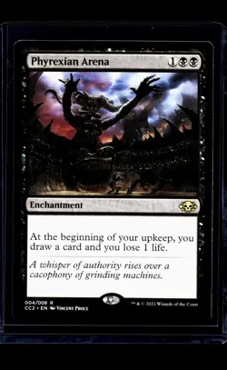 2021 MTG Magic The Gathering CC2 Commander Collection Black #4 Phyrexian Arena - Image 1
