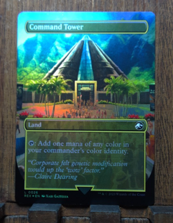 COMMAND TOWER (BORDERLESS FOIL) Universes Beyond: Jurassic World Collection MTG - Image 3