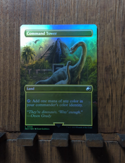 COMMAND TOWER (BORDERLESS FOIL) Universes Beyond: Jurassic World Collection MTG - Image 4
