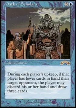 1 x Oath of Scholars - Exodus - Light Play - MTG - Image 1