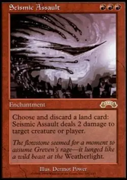 1 x Seismic Assault - Exodus - Light Play - MTG - Image 1