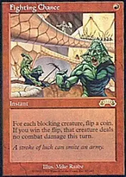 1 x Fighting Chance - Exodus - NM-Mint - MTG - Image 1