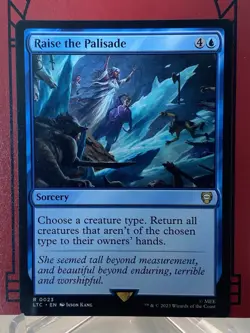 Raise the Palisade #23 (NM) Lord of the Rings LTC Magic MTG Never Played! - Image 1