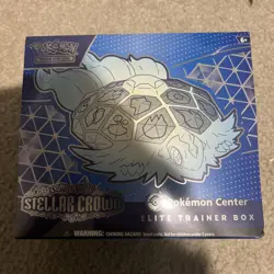 Pokemon TCG Scarlet & Violet Stellar Crown Pokemon Center ETB Elite Trainer Box - Image 1