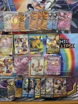 Pokemon Card Lot Full Art Alt Art Fire Dragonite Mewtwo Raichu - Image 2