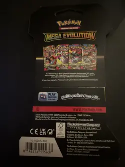(VERY HEAVY) 33.34g Pokemon TCG Mega Evolution Sleeved Booster Pack (SEALED)✅ - Image 3
