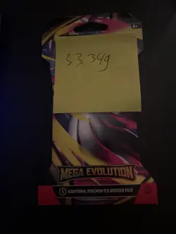 (VERY HEAVY) 33.34g Pokemon TCG Mega Evolution Sleeved Booster Pack (SEALED)✅ - Image 4