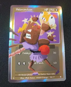 Pokepu Season 2 Holo Hehmunchan Hitmonchan Pokemon Fan Art Mick Junco Artist - Image 1