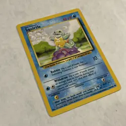 Squirtle - 63/102 - Common Unlimited Base Set - Pokemon Card - NM Wotc Vtg Clean - Image 2