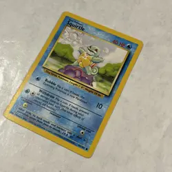 Squirtle - 63/102 - Common Unlimited Base Set - Pokemon Card - NM Wotc Vtg Clean - Image 3