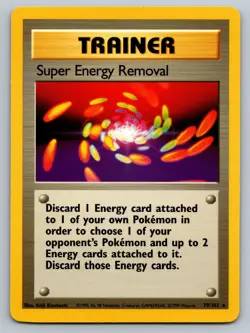 Pokemon Super Energy Removal 79/102 Base Set Unlimited Rare NM See Pictures - Image 1