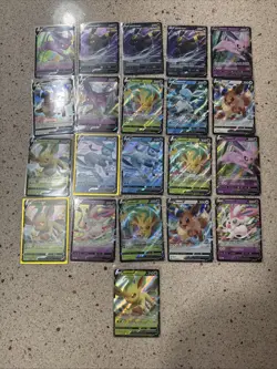 Pokemon TCG V Lot of 21 Cards????Sword and Shield NM pack fresh EEVEE EVOLUTIONS - Image 1