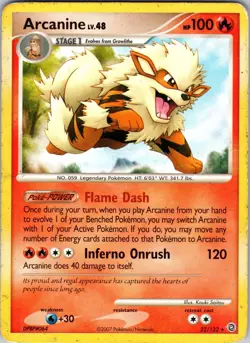 Arcanine 22/132 Secret Wonders Pokemon TCG LP - Image 1