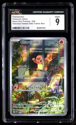 CGC 9 Charmander 044 Pokemon Black Star Promos 2023 English - Image 1