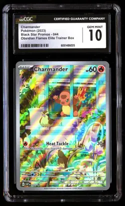 CGC 10 Charmander 044 Pokemon Black Star Promos 2023 English - Image 1