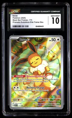CGC 10 Eevee 173 Pokemon Black Star Promos 2025 English - Image 1