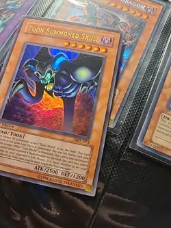 Yugioh Toon Summoned Skull MRL-073 1st Edition Wavy Print - Image 2