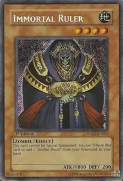 Yugioh! MP Immortal Ruler - RGBT-EN082 - Secret Rare - 1st Edition Moderately Pl - Image 1