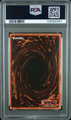 2002 YU-GI-OH! MRD-METAL RAIDERS #065 TIME WIZARD PSA 8 - Image 2