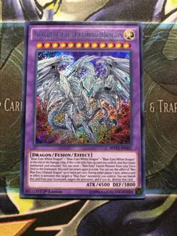 *** NEO BLUE-EYES ULTIMATE DRAGON *** 1ST EDITION SECRET RARE MVP1-ENS01 YUGIOH! - Image 1