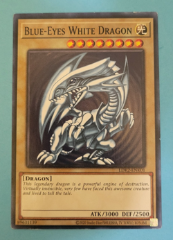 Yu-Gi-Oh Blue-Eyes White Dragon Common LDK2-ENK01 Played - Image 1