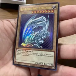 Blue-Eyes White Dragon (Version 2) LCKC-EN001 Ultra Rare NearMint +Bonus FREESHP - Image 3