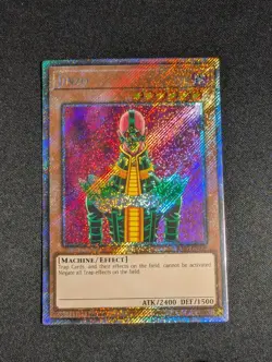 Yugioh - Jinzo RA03-EN099 1st Edition Platinum Secret Rare LP - Image 1