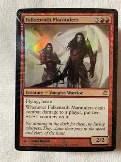 Magic The Gathering Innistrad Factory Sealed Falkenrath Marauders Foil - Image 1
