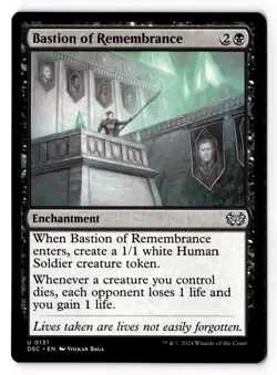 Bastion of Remembrance 131 Commander: Duskmourn: House of Horror NM - Image 1