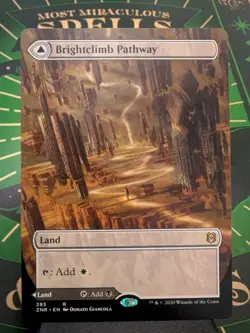 Brightclimb Pathway Grimclimb Pathway (Borderless) Zendikar Rising Regular NM - Image 1