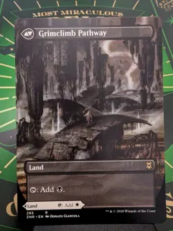 Brightclimb Pathway Grimclimb Pathway (Borderless) Zendikar Rising Regular NM - Image 2