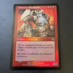 Magic the Gathering Dwarven Bloodboiler FOIL Judgment - Image 1