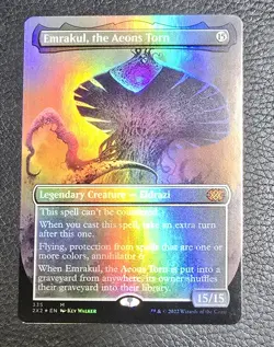 Emrakul, the Aeons Torn (Borderless) Double Masters 2022 Foil MTG NM Magic - Image 1