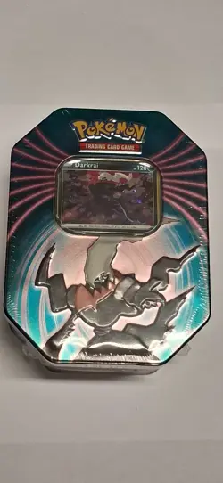 Pokemon TCG 2021 Darkrai Mighty Mysterious Tin. Factory Sealed/New - Image 1