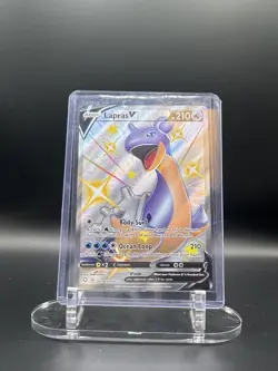 Lapras V Shiny - MINT - SV110/SV122 Pokemon Shining Fates Full Art Pokemon TCG - Image 1