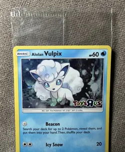Pokemon Alolan Vulpix - Toys R Us Promo 021/145 Holo HP 60 New Sealed - Image 3