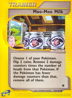 Moo-Moo Milk 155/165 Expedition Common Moderate Play Pokemon DNA GAMES - Image 1