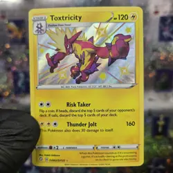 Holo Toxtricity SV042/SV122 Shiny Rare Shining Fates: Shiny Vault Pokemon TCG - Image 1