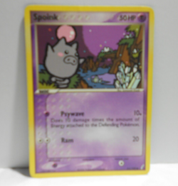 Pokemon TCG Spoink * 62/100 * Crystal Guardians * Common * Regular * 2006 - Image 1