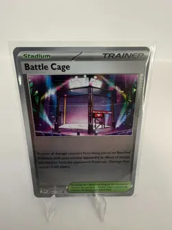 Battle Cage 085/094 Reverse Holo Pokemon Phantasmal Flames NM - Image 1