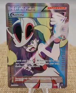 Korrina (111 Full Art) 111/111 XY - Furious Fists Holo Pokemon Card LP Excellent - Image 1