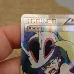 Korrina (111 Full Art) 111/111 XY - Furious Fists Holo Pokemon Card LP Excellent - Image 2