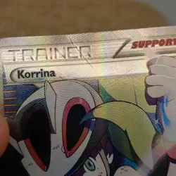 Korrina (111 Full Art) 111/111 XY - Furious Fists Holo Pokemon Card LP Excellent - Image 3