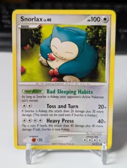 Snorlax 81/111 - Pokemon TCG - 2009 Pokemon Rising Rivals LP - Image 1