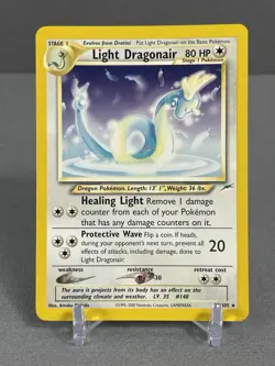 Neo Destiny Rare: Light Dragonair 22/105 Pokemon Cards LP/NM - Image 1