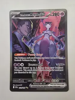 Pokemon TCG Team Rockets Mewtwo EX Sir Destined Rivals Card 231/182 NICE!! MINT - Image 2