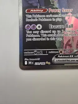 Pokemon TCG Team Rockets Mewtwo EX Sir Destined Rivals Card 231/182 NICE!! MINT - Image 4