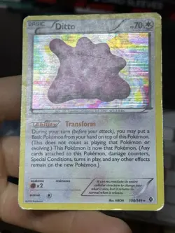 Ditto 108/149 BW Boundaries Crossed 2012 Holo Rare Pokemon Card TCG - Image 5